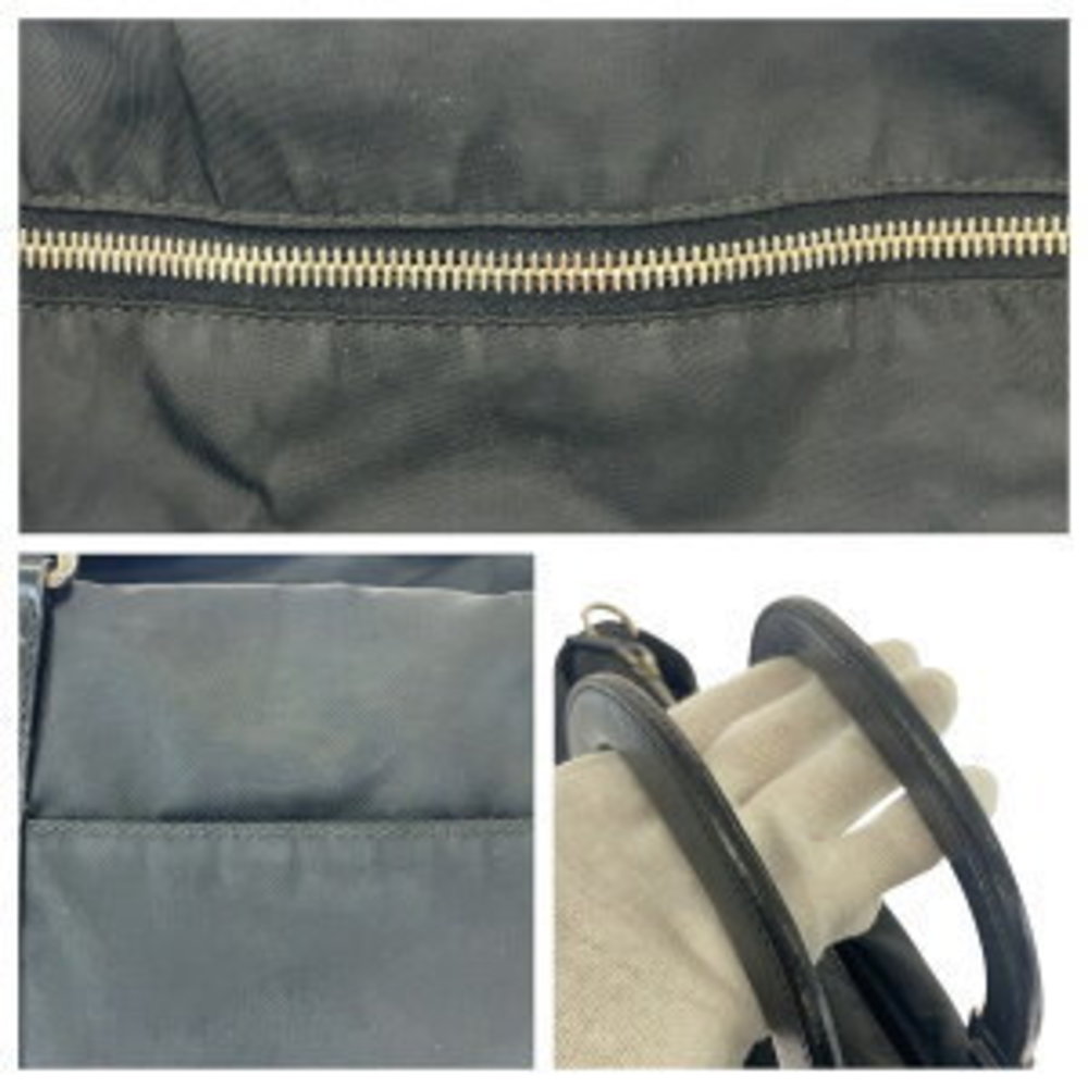 Prada Way Black Triangular Nylon Two Tessuto Shou… - image 4